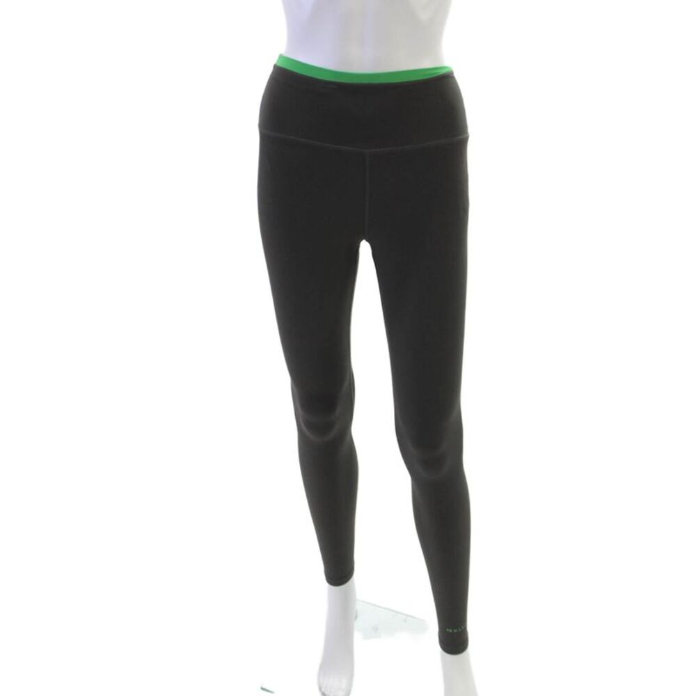PE Nation Womens Ankle Leggings Black Nylon Size S